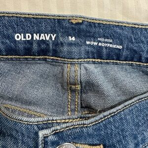 Old Navy Mid Rise WOW Boyfriend Jeans Size 14
